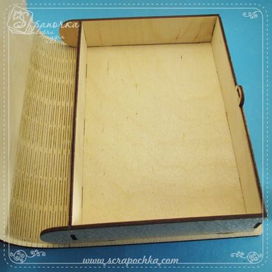 The box - notebook, Plywood 4 mm.
