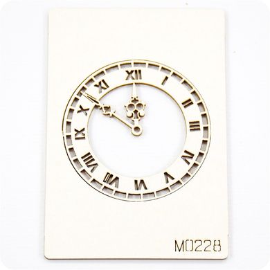Чіпборд Часы обыкновенные, Картон світлий 1,2-1,6 мм