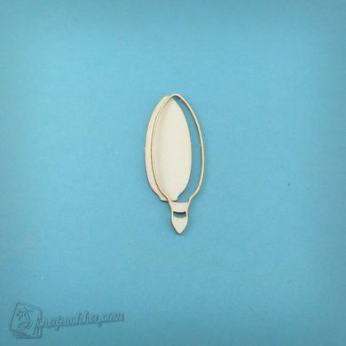 Чіпборд Овальна лампочка, Картон світлий 1,2-1,6 мм