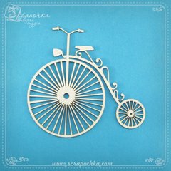 Чипборд Велосипед, Картон светлый 1,2-1,6 мм