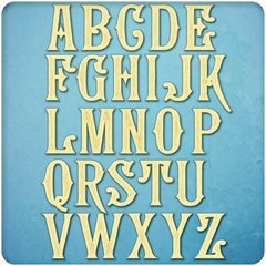 Набор Букв Английский алфавит фанера, Фанера 4 мм.