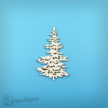 Chipboard Christmas tree Forest