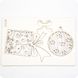Чіпборд набір Новорічні прикраси, Картон світлий 1,2-1,6 мм