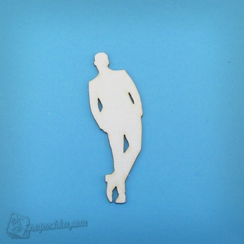 Chipboard Male silhouette