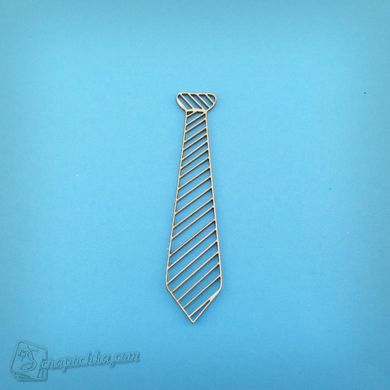 Чіпборд Краватка в смужку, Картон світлий 1,2-1,6 мм