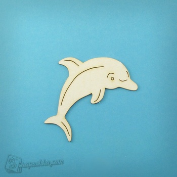 Chipboard Dolphin
