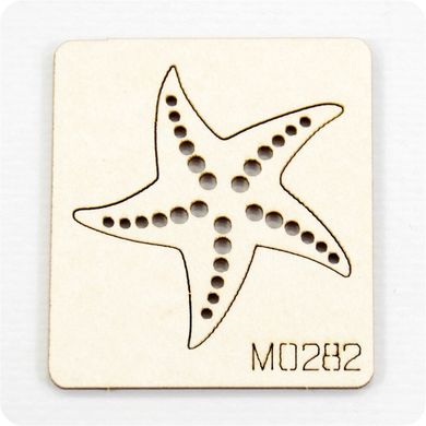 Чіпборд Морська зірка, Картон світлий 1,2-1,6 мм