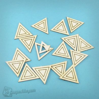Чіпборд Трикутники, Картон світлий 1,2-1,6 мм