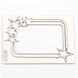 Chipboard Frame with stars