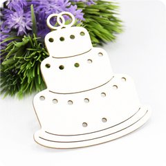 Чіпборд Весільний торт, Картон світлий 1,2-1,6 мм