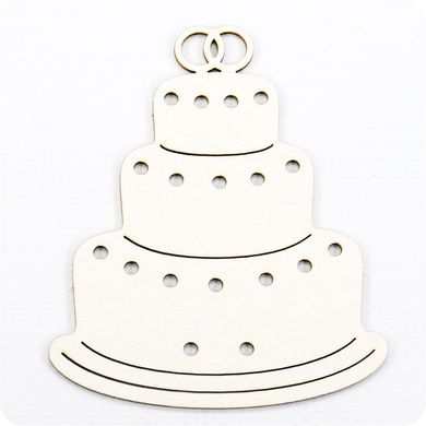 Чіпборд Весільний торт, Картон світлий 1,2-1,6 мм