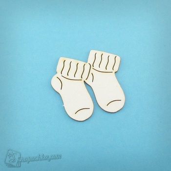 Chipboard baby Socks