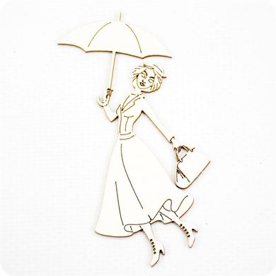 Chipboard Mary Poppins