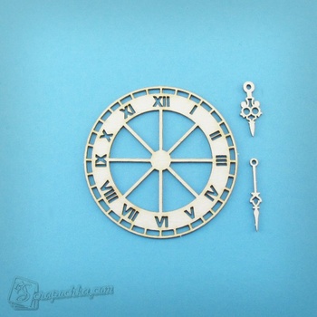 Чіпборд Часы, Картон світлий 1,2-1,6 мм