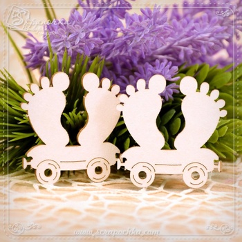 Chipboard Carriage Legs Set