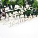 Чіпборд набір бордюрів Засніжений селище, Картон світлий 1,2-1,6 мм