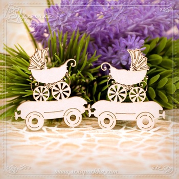 Chipboard carriage carriage set