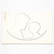 Чіпборд силуети Папа і синок, Картон світлий 1,2-1,6 мм