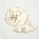 Chipboard Triceratops