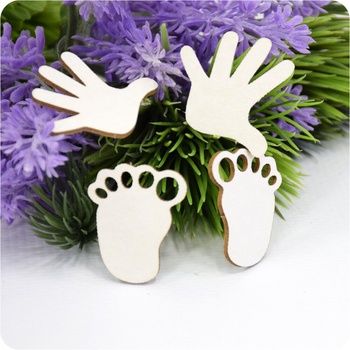 Chipboard hands and feet Prints of