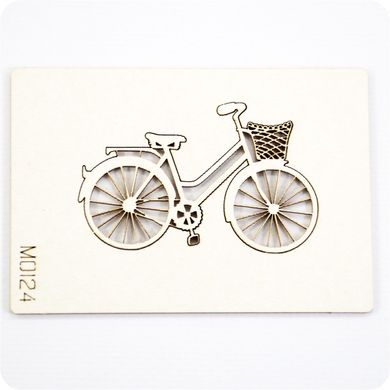 Чіпборд маленький Велосипед, Картон світлий 1,2-1,6 мм