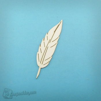 Chipboard Feather